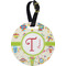 Rocking Robots Plastic Luggage Tag - Round (Personalized)