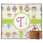 Rocking Robots Outdoor Picnic Blanket (Personalized)