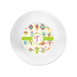 Rocking Robots Plastic Party Appetizer & Dessert Plates - 6" (Personalized)