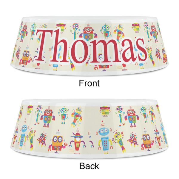 Rocking Robots Plastic Pet Bowls - Small - APPROVAL