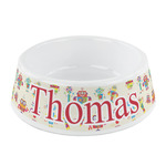Rocking Robots Plastic Dog Bowl - Small (Personalized)