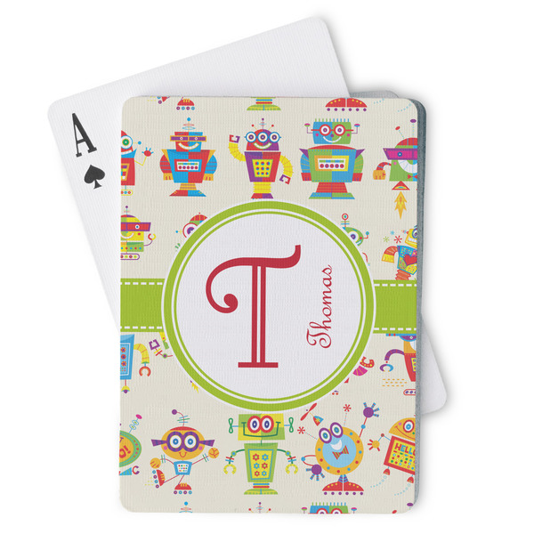 Custom Rocking Robots Playing Cards (Personalized)