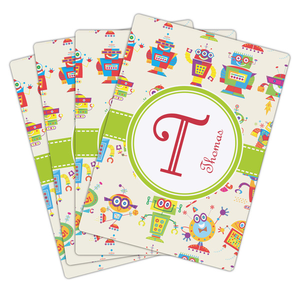 Rocking Robots Playing Cards - Hand Back View