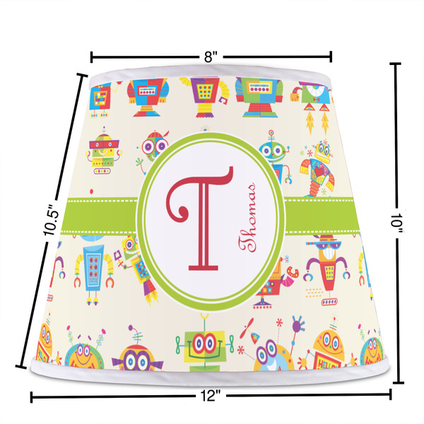 Rocking Robots Poly Film Empire Lampshade - Dimensions