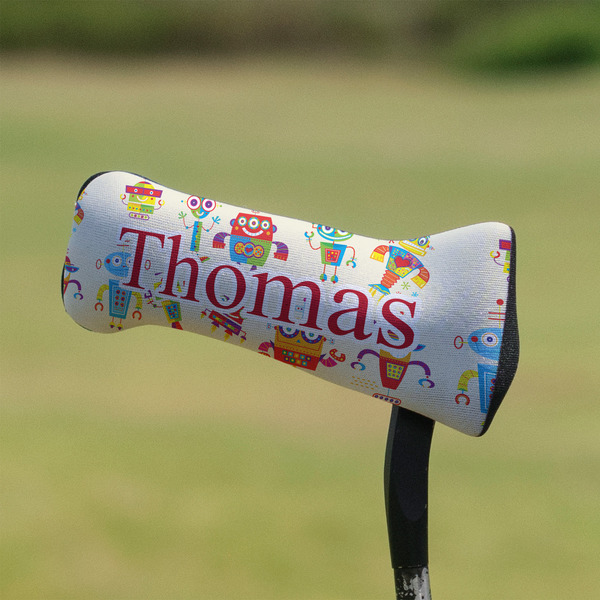 Rocking Robots Putter Cover - On Putter