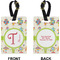 Rocking Robots Rectangle Luggage Tag (Front + Back)