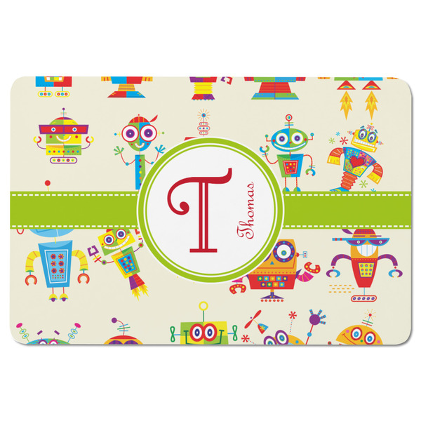 Rocking Robots Rectangular Fridge Magnet - FRONT