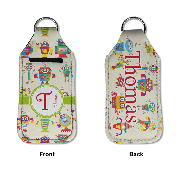 Rocking Robots Sanitizer Holder Keychain - Large APPROVAL (Flat)