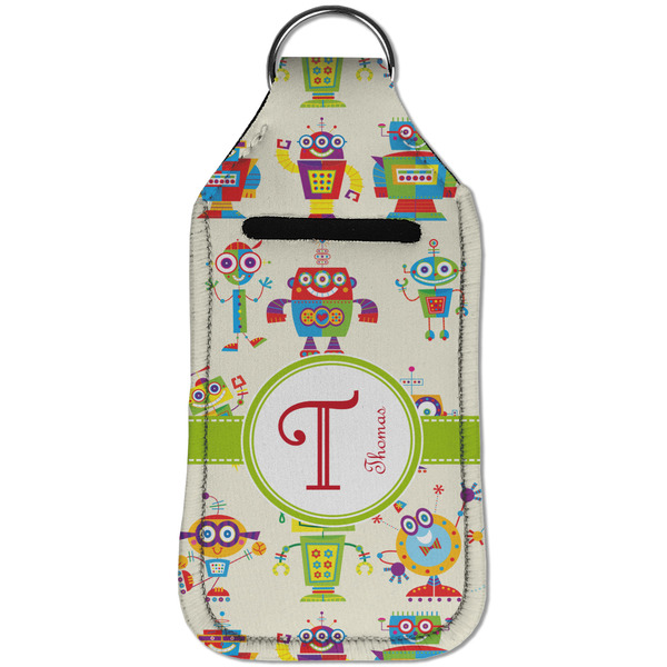 Rocking Robots Sanitizer Holder Keychain - Large (Front)
