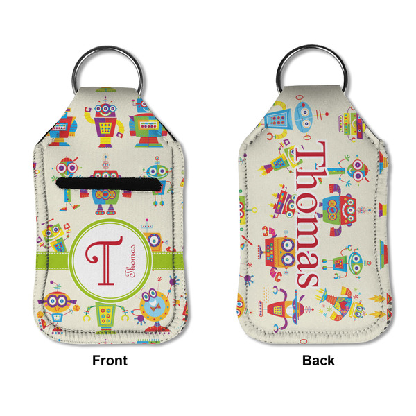 Rocking Robots Sanitizer Holder Keychain - Small APPROVAL (Flat)