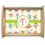 Rocking Robots Natural Wooden Tray - Large (Personalized)