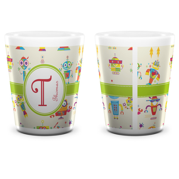 Rocking Robots Shot Glass - White - APPROVAL