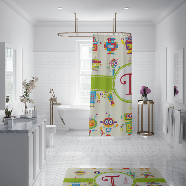 Rocking Robots Shower Curtain - 70"x83"
