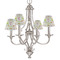 Rocking Robots Small Chandelier Shade - LIFESTYLE (on chandelier)