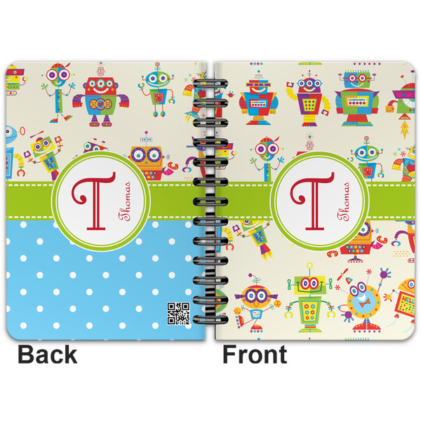 Rocking Robots Spiral Journal 5 x 7 - Apvl