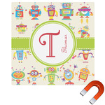 Rocking Robots Square Car Magnet - 10" (Personalized)