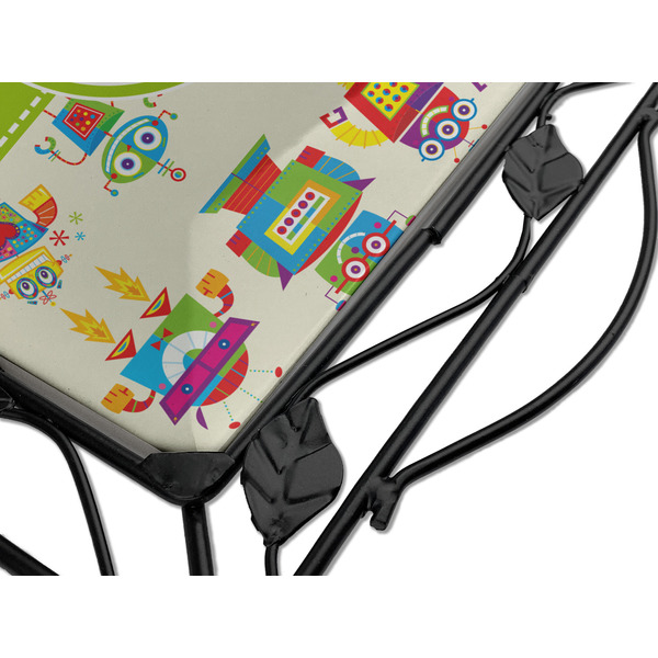 Rocking Robots Square Trivet - Detail