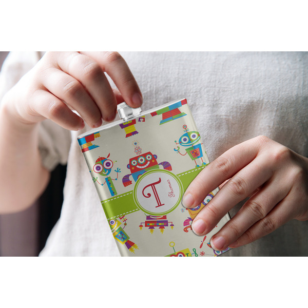 Rocking Robots Stainless Steel Flask - LIFESTYLE 1
