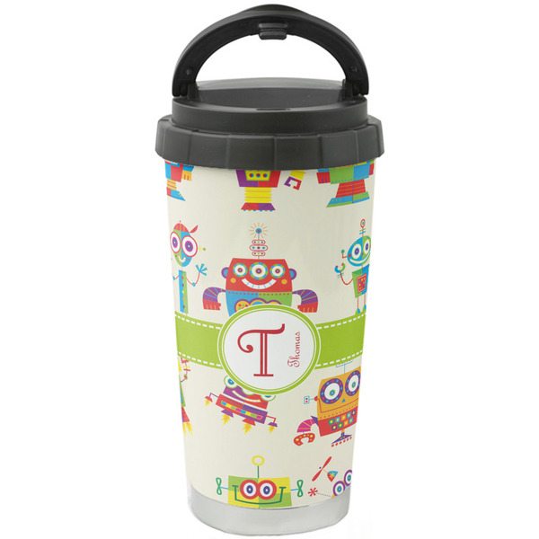Custom Rocking Robots Stainless Steel Coffee Tumbler (Personalized)