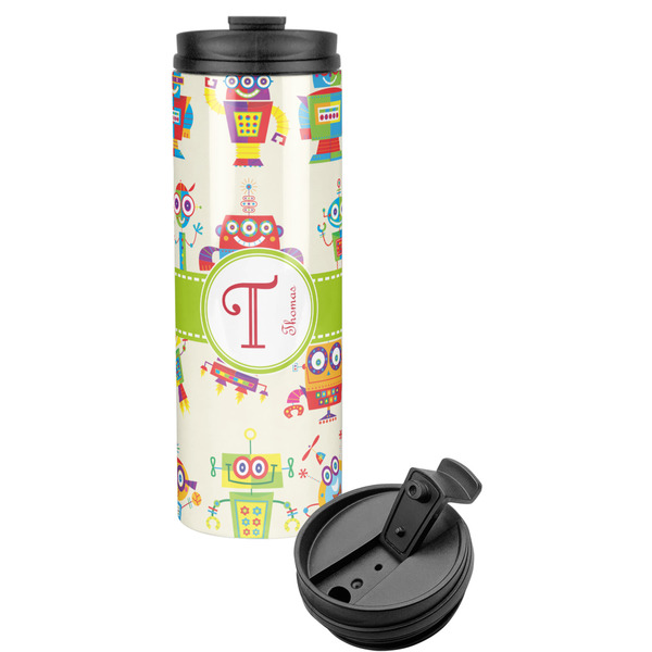 Custom Rocking Robots Stainless Steel Skinny Tumbler (Personalized)
