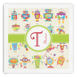 Rocking Robots Paper Dinner Napkins (Personalized)