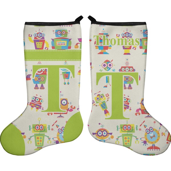 Rocking Robots Stocking - Double-Sided - Approval