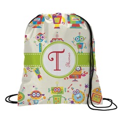 Rocking Robots Drawstring Backpack - Small (Personalized)