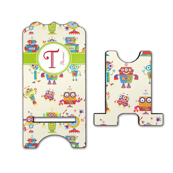 Rocking Robots Stylized Phone Stand - Front & Back - Large