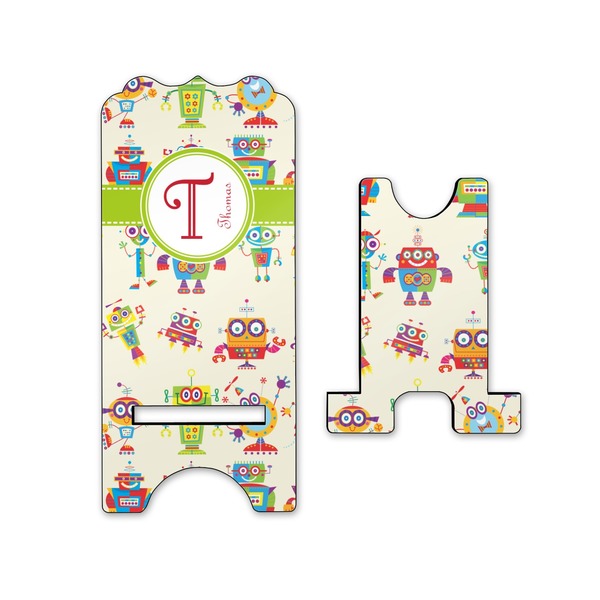 Rocking Robots Stylized Phone Stand - Front & Back - Small