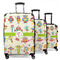 Rocking Robots 3 Piece Luggage Set - 20" Carry On, 24" Medium Checked, 28" Large Checked (Personalized)