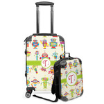 Rocking Robots Kids 2-Piece Luggage Set - Suitcase & Backpack (Personalized)