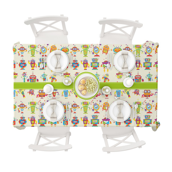 Rocking Robots Tablecloths (58"x102") - TOP VIEW