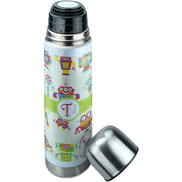 Rocking Robots Thermos - Lid Off