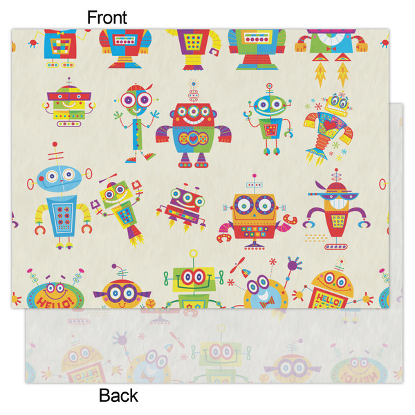 Rocking Robots Tissue Paper - Heavyweight - Large - Front & Back