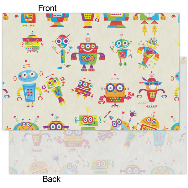 Rocking Robots Tissue Paper - Heavyweight - XL - Front & Back