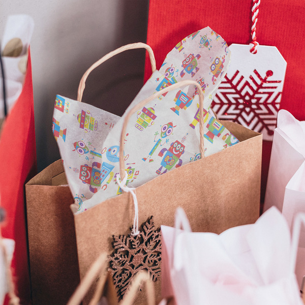 Rocking Robots Tissue Paper - In Gift Bag