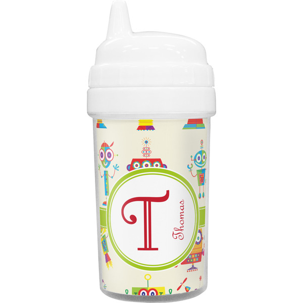 Custom Rocking Robots Toddler Sippy Cup (Personalized)