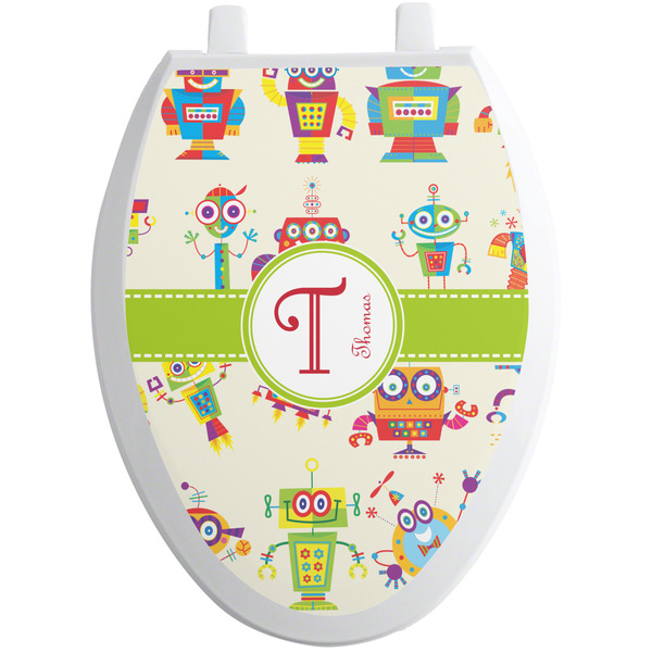 Rocking Robots Toilet Seat Decal (Personalized)