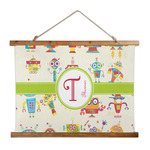 Rocking Robots Wall Hanging Tapestry - Wide (Personalized)