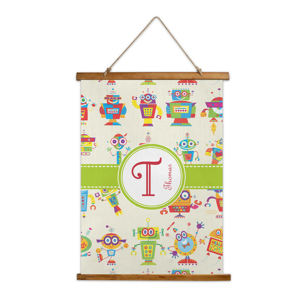 Custom Rocking Robots Wall Hanging Tapestry - Tall (Personalized)