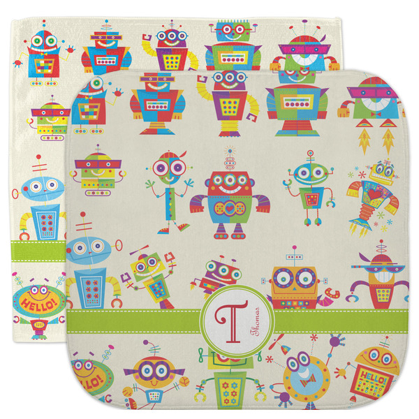 Custom Rocking Robots Facecloth / Wash Cloth (Personalized)
