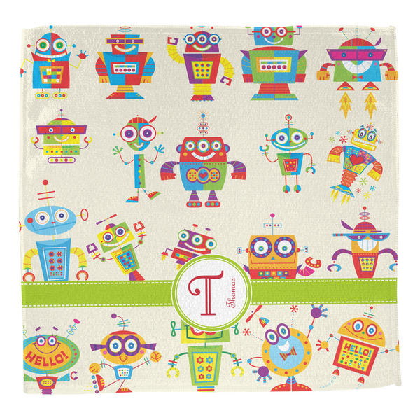Rocking Robots Washcloth - Front - No Soap