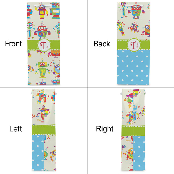 Rocking Robots Wine Gift Bag - Matte - Approval