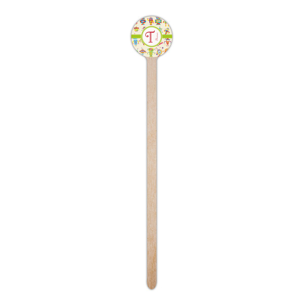 Rocking Robots Wooden 6" Stir Stick - Round - Single Stick