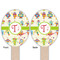 Rocking Robots Wooden Food Pick - Oval - Double Sided - Front & Back