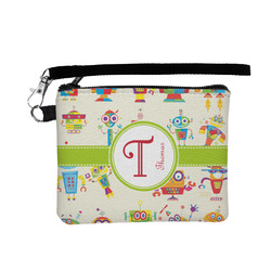 Rocking Robots Wristlet ID Case w/ Name and Initial