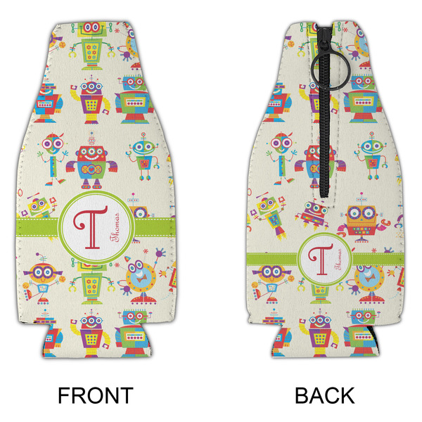 Rocking Robots Zipper Bottle Cooler - APPROVAL