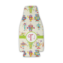 Rocking Robots Zipper Bottle Cooler (Personalized)