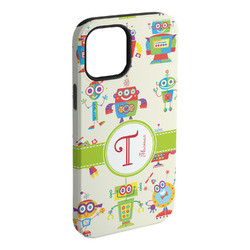 Rocking Robots iPhone Case - Rubber Lined - iPhone 15 Plus (Personalized)