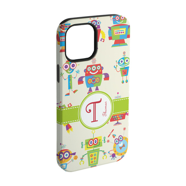 Custom Rocking Robots iPhone Case - Rubber Lined - iPhone 15 (Personalized)